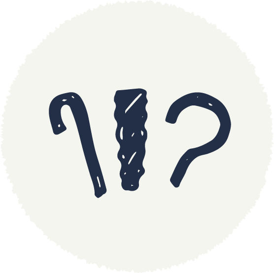 傘の柄のイラスト