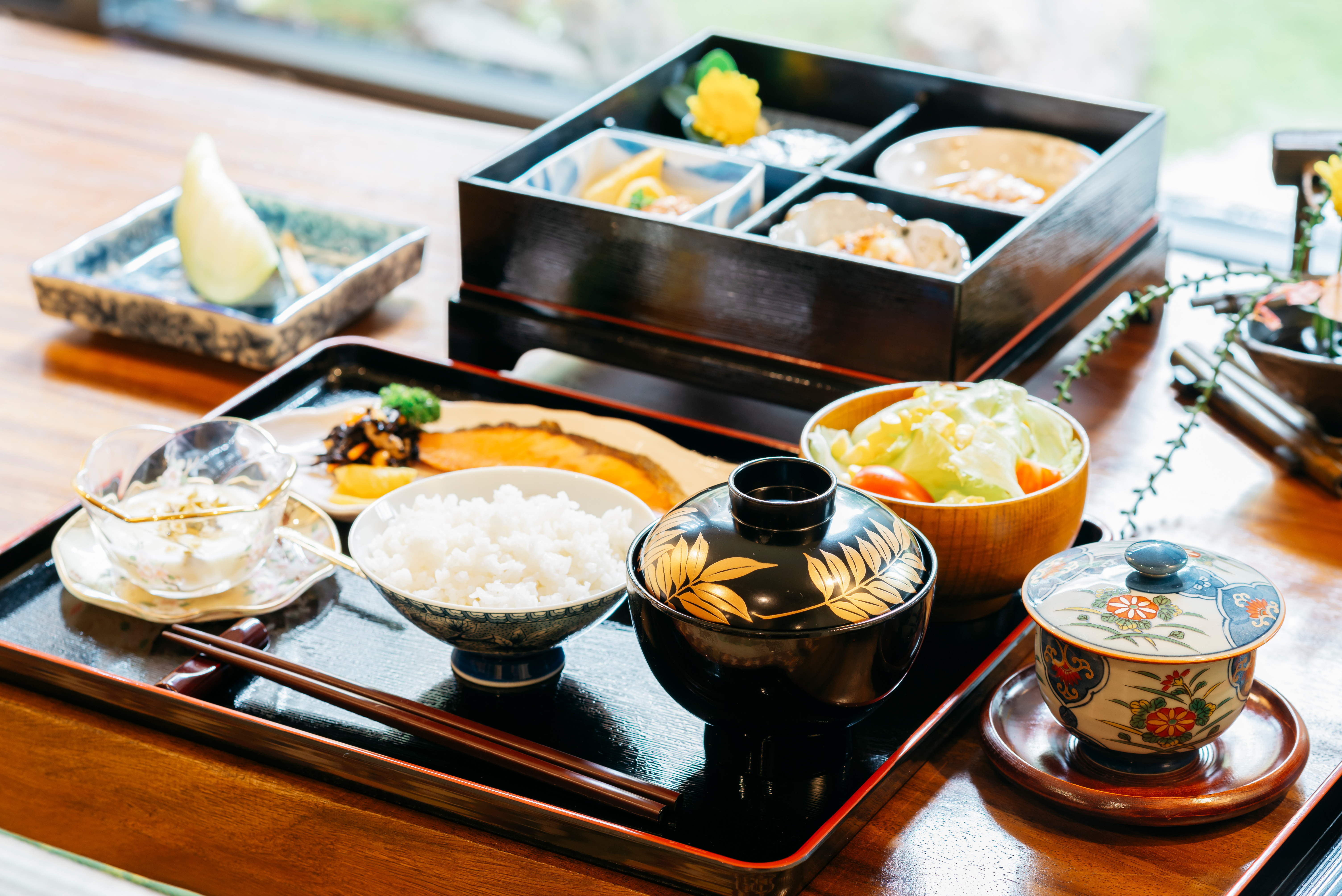 朝食の和定食