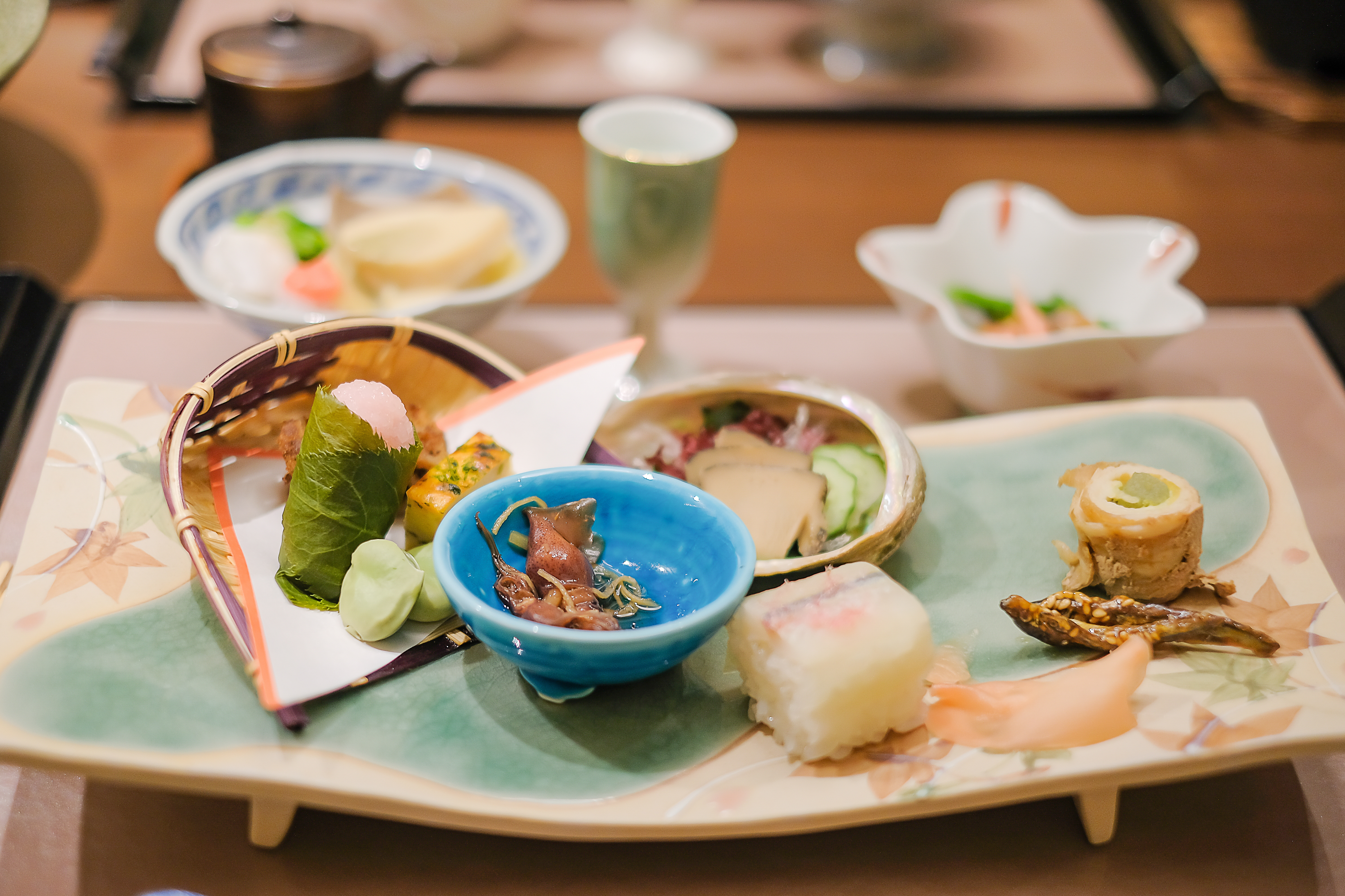 夕食の会席料理
