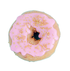 桜クリームドーナツ