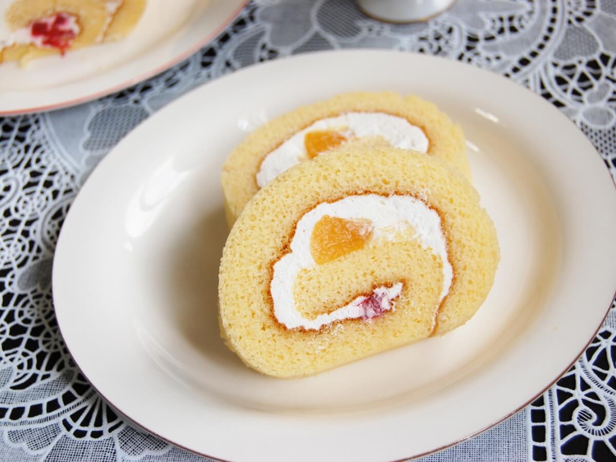 ロールケーキの写真