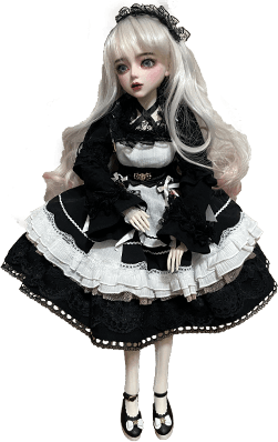 ゴシックドレス少女画像