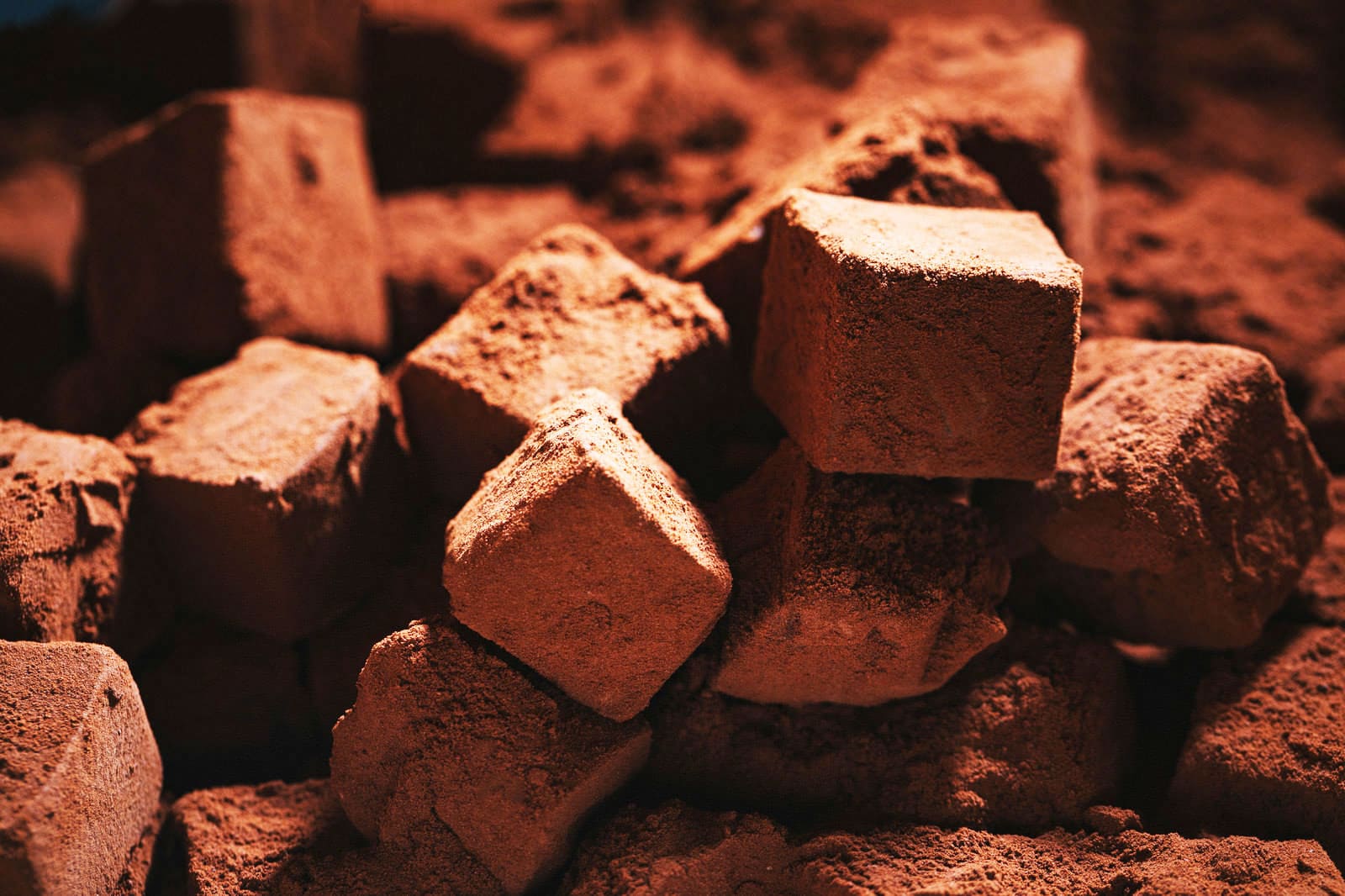 生チョコレートの背景画像