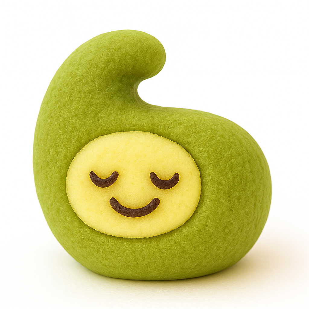 緑ふっくちゃんのねりきり