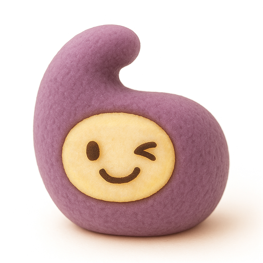 紫ふっくちゃんのねりきり