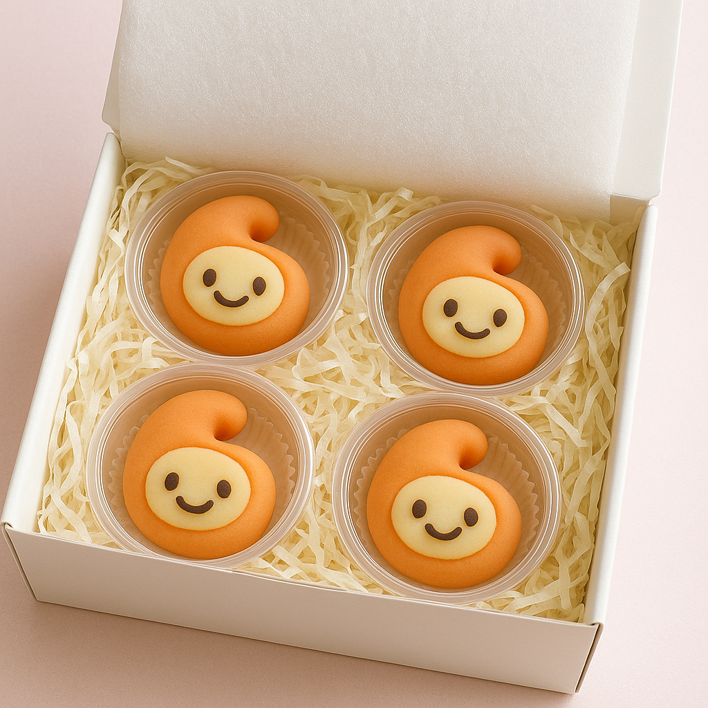 梱包されたねりきりの写真